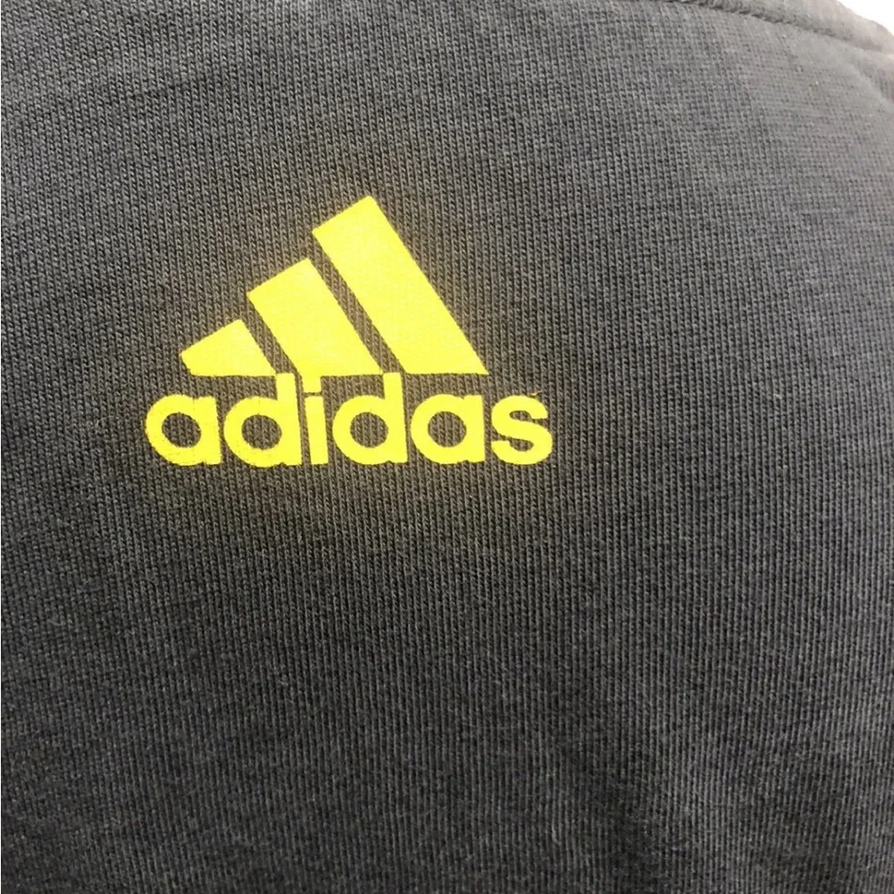 Men’s Adidas Top Deutscher Fuss Ball-Bund jersey 2XL Black Short Sleeve 3 Stripe